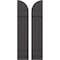 Ekena Millwork Americraft 3-Board (2 Batten) Wood Joined Board-n-Batten Shutters w/ Arch Top, ARW101BQ311X77SMH, PR ARW101BQ311X77SMH - alternate 1